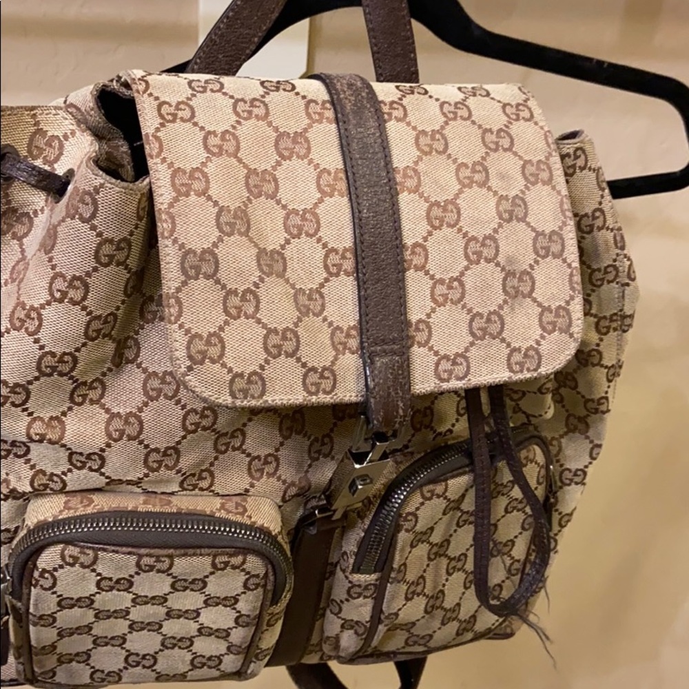 Large vintage Gucci backpack